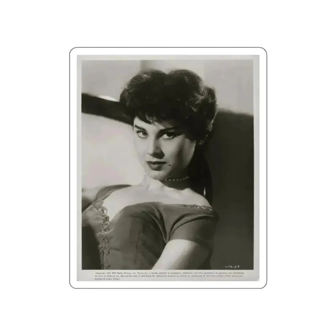 Lisa Montell #31 (Vintage Female Icon) STICKER Vinyl Die-Cut Decal White Die-Cut 3 Inch - The Sticker Space