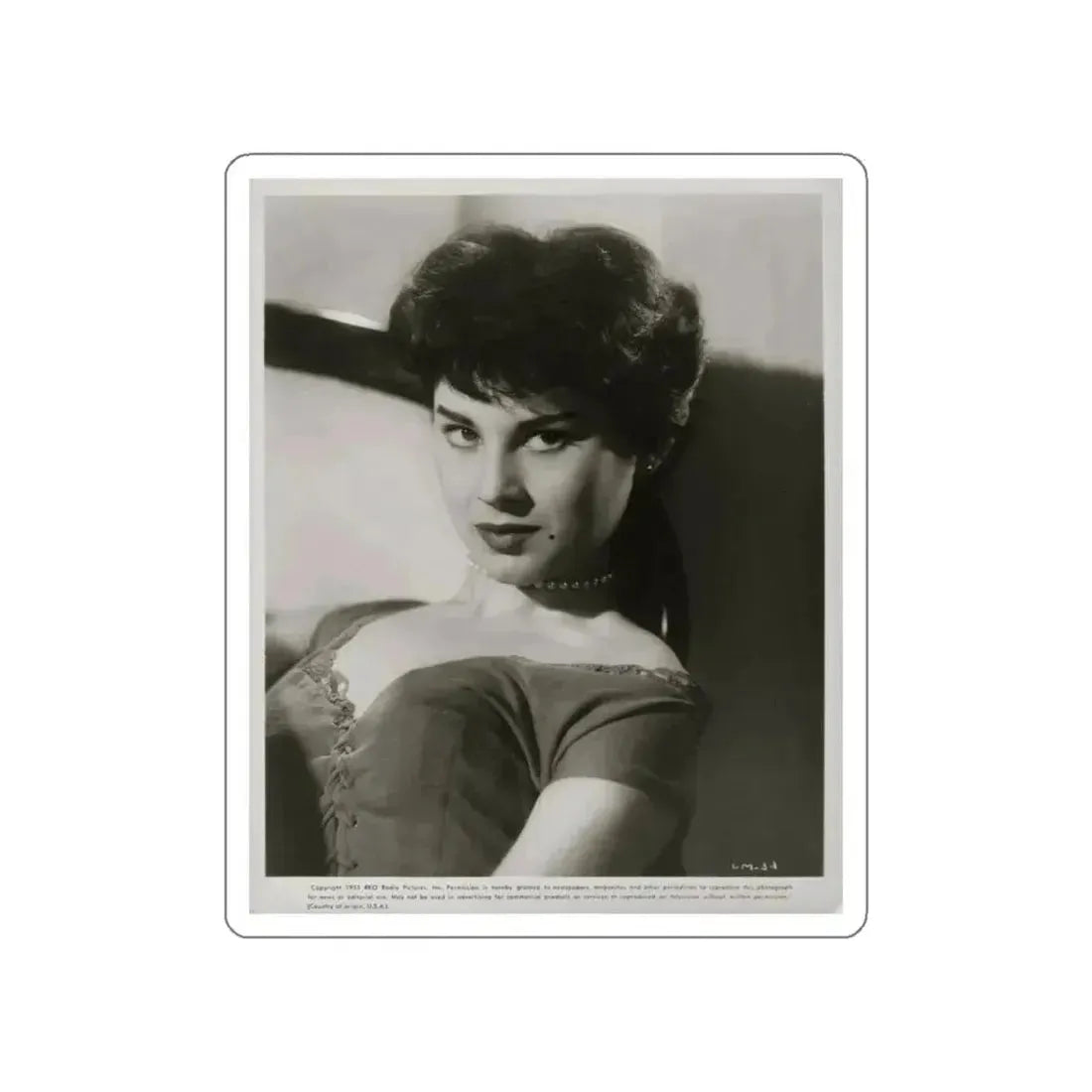 Lisa Montell #31 (Vintage Female Icon) STICKER Vinyl Die-Cut Decal White Die-Cut 5 Inch - The Sticker Space