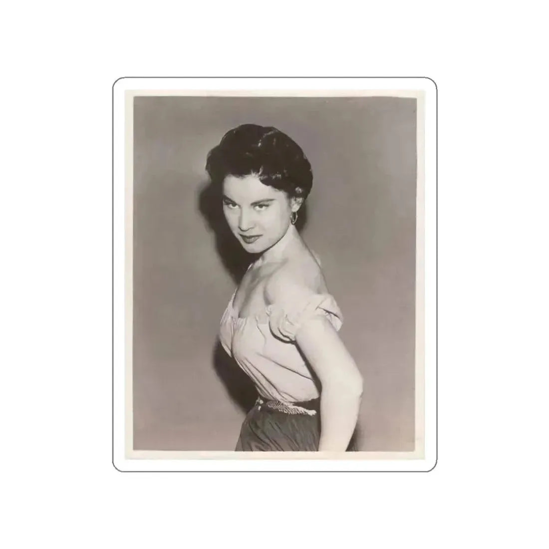 Lisa Montell #33 (Vintage Female Icon) STICKER Vinyl Die-Cut Decal White Die-Cut 3 Inch - The Sticker Space