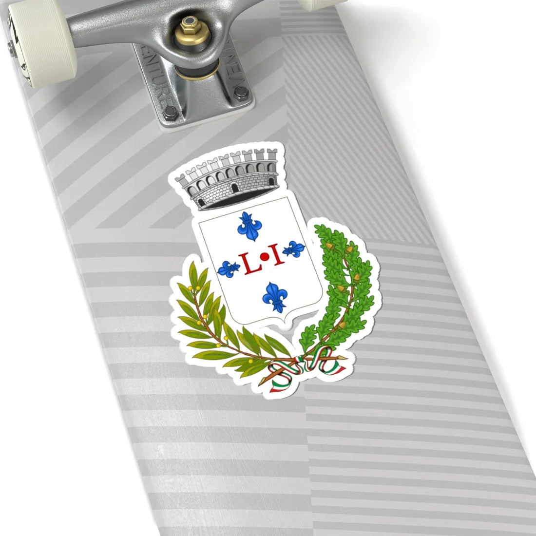 Liscia-Stemma (Italy) (Coat of Arms) STICKER Vinyl Kiss-Cut Decal - The Sticker Space