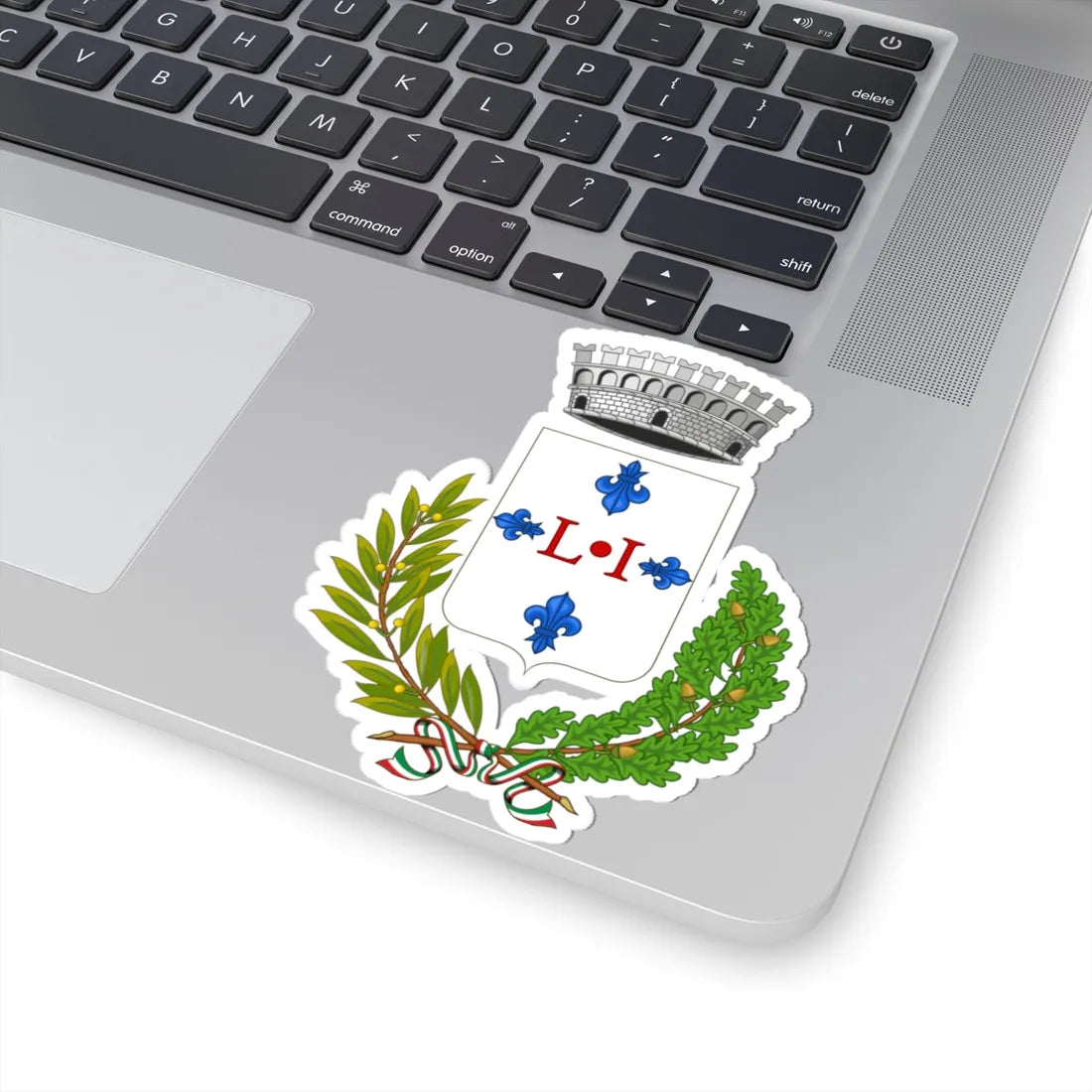 Liscia-Stemma (Italy) (Coat of Arms) STICKER Vinyl Kiss-Cut Decal - The Sticker Space