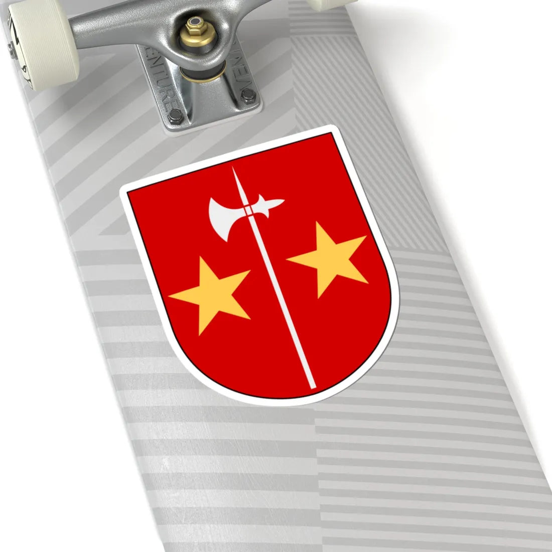 Lister vapen (Sweden) (Coat of Arms) STICKER Vinyl Kiss-Cut Decal - The Sticker Space