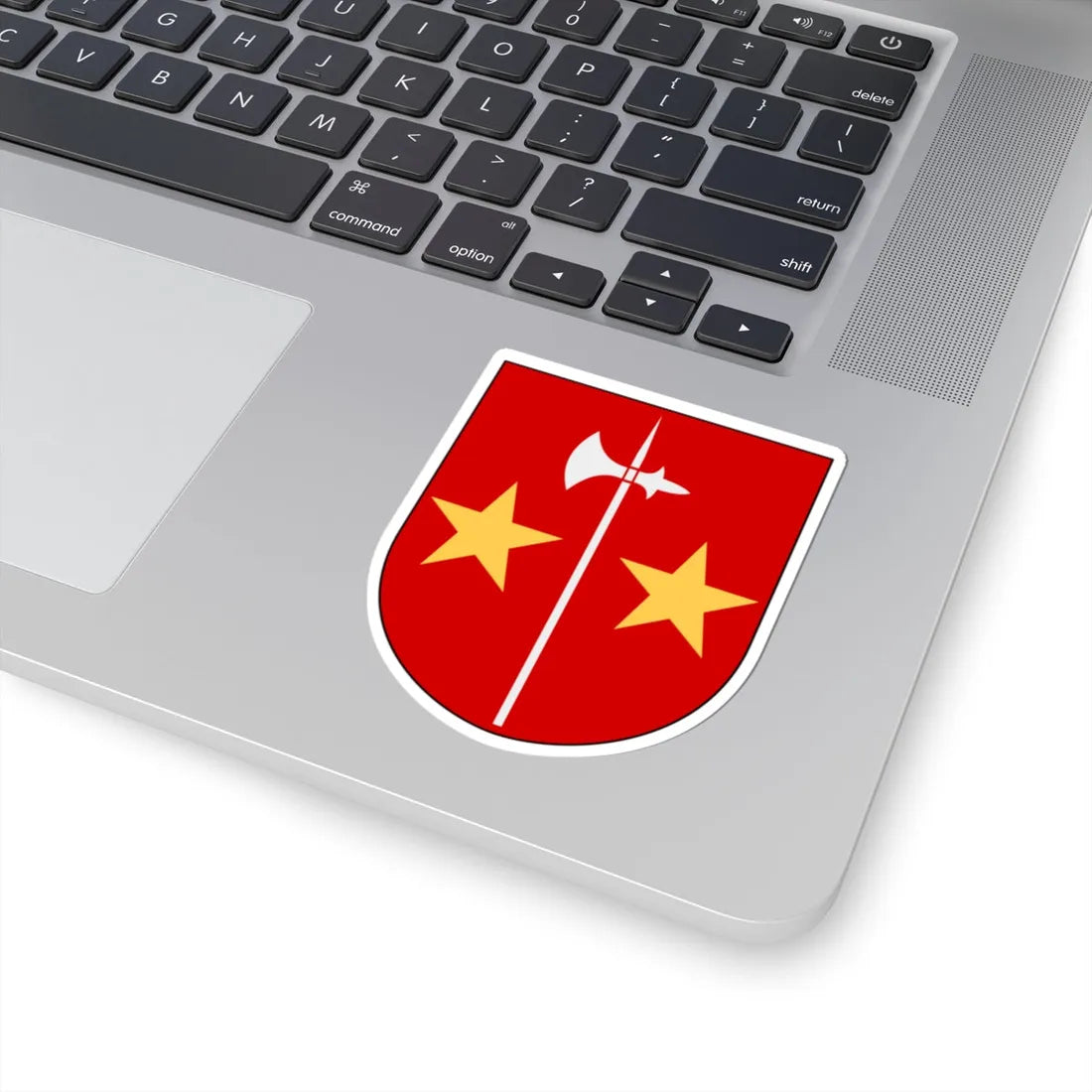 Lister vapen (Sweden) (Coat of Arms) STICKER Vinyl Kiss-Cut Decal - The Sticker Space