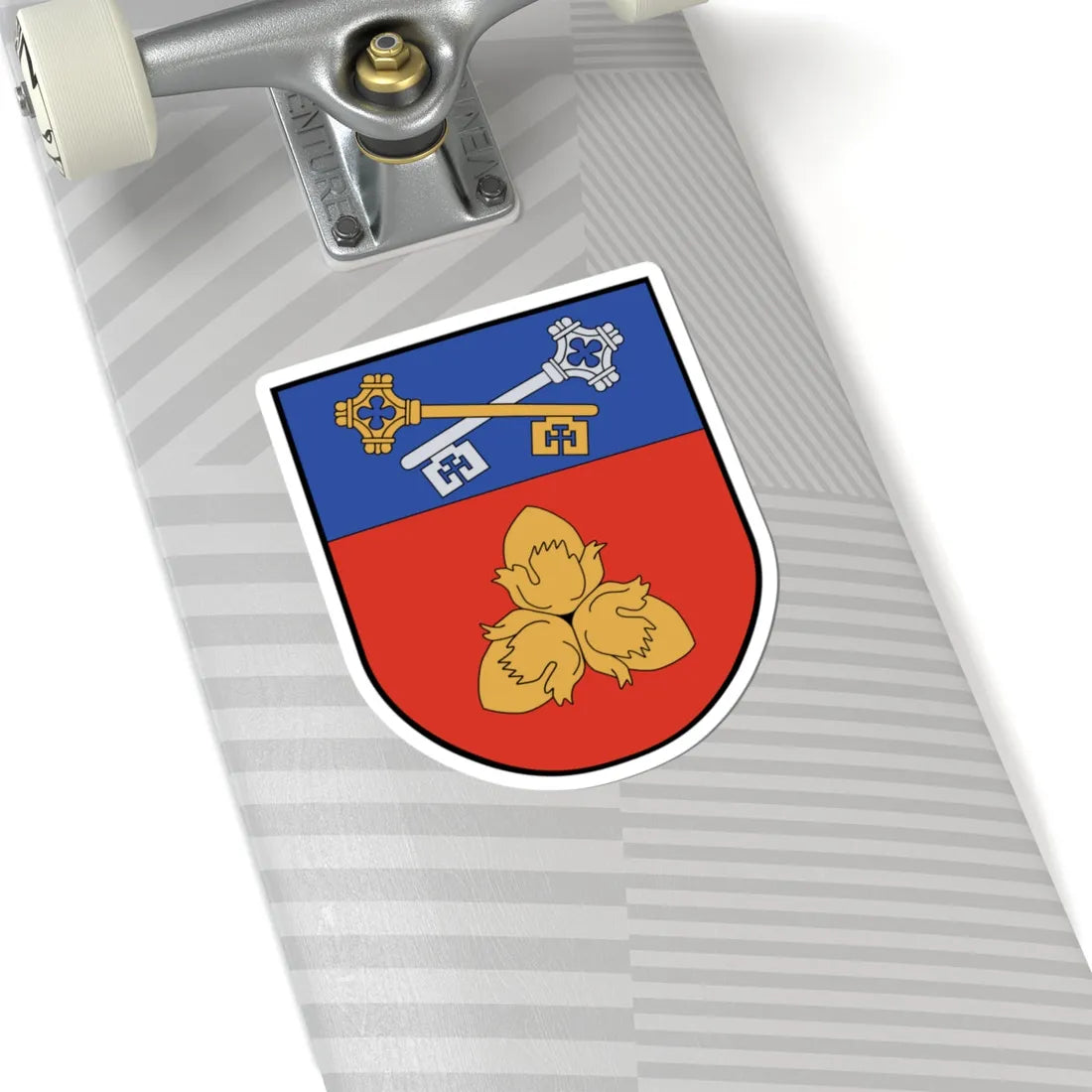 LIT VL Šalčininkai CoA (Lithuania) (Coat of Arms) STICKER Vinyl Kiss-Cut Decal - The Sticker Space