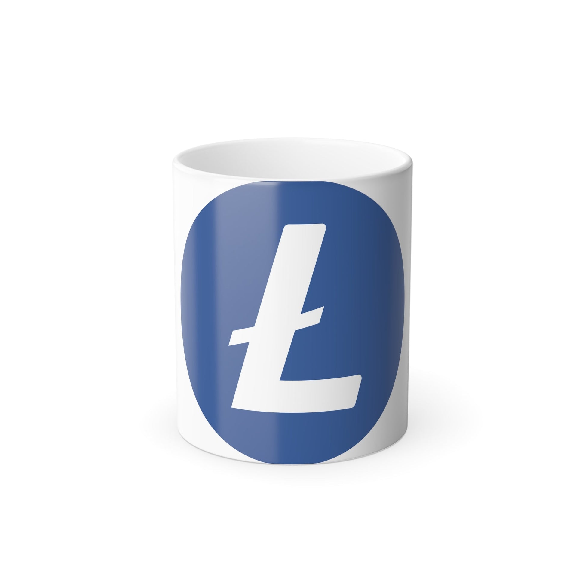 LITECOIN LTC (Cryptocurrency) Color Changing Mug 11oz-11oz-The Sticker Space