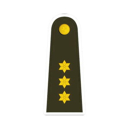 Lithuania Army OF 2 (Lithuania) (Military Rank) STICKER Vinyl Kiss-Cut Decal 2 Inch White - The Sticker Space