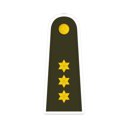Lithuania Army OF 2 (Lithuania) (Military Rank) STICKER Vinyl Kiss-Cut Decal 3 Inch White - The Sticker Space