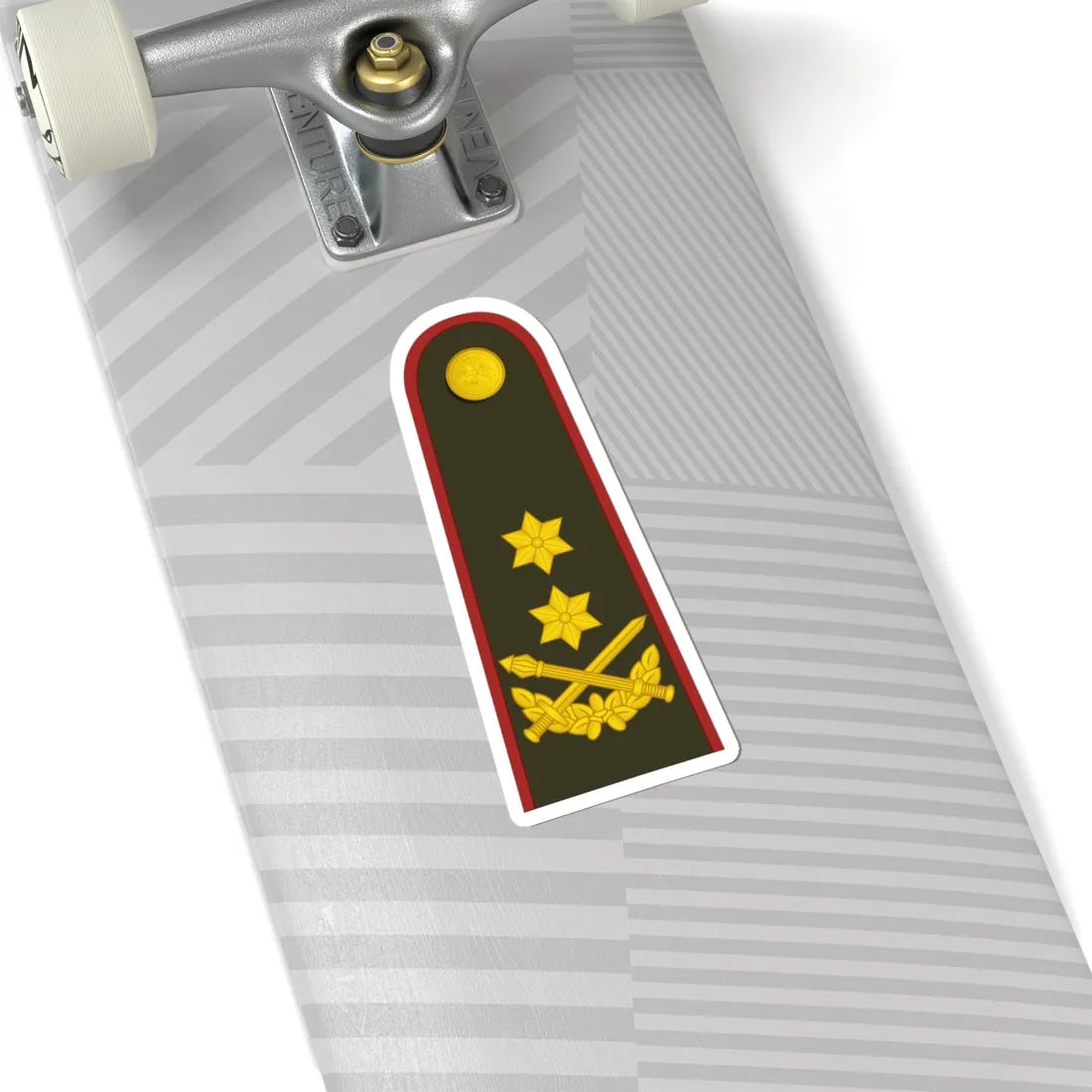 Lithuania Army OF 7 (Lithuania) (Military Rank) STICKER Vinyl Kiss-Cut Decal - The Sticker Space