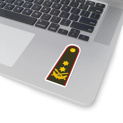 Lithuania Army OF 7 (Lithuania) (Military Rank) STICKER Vinyl Kiss-Cut Decal - The Sticker Space