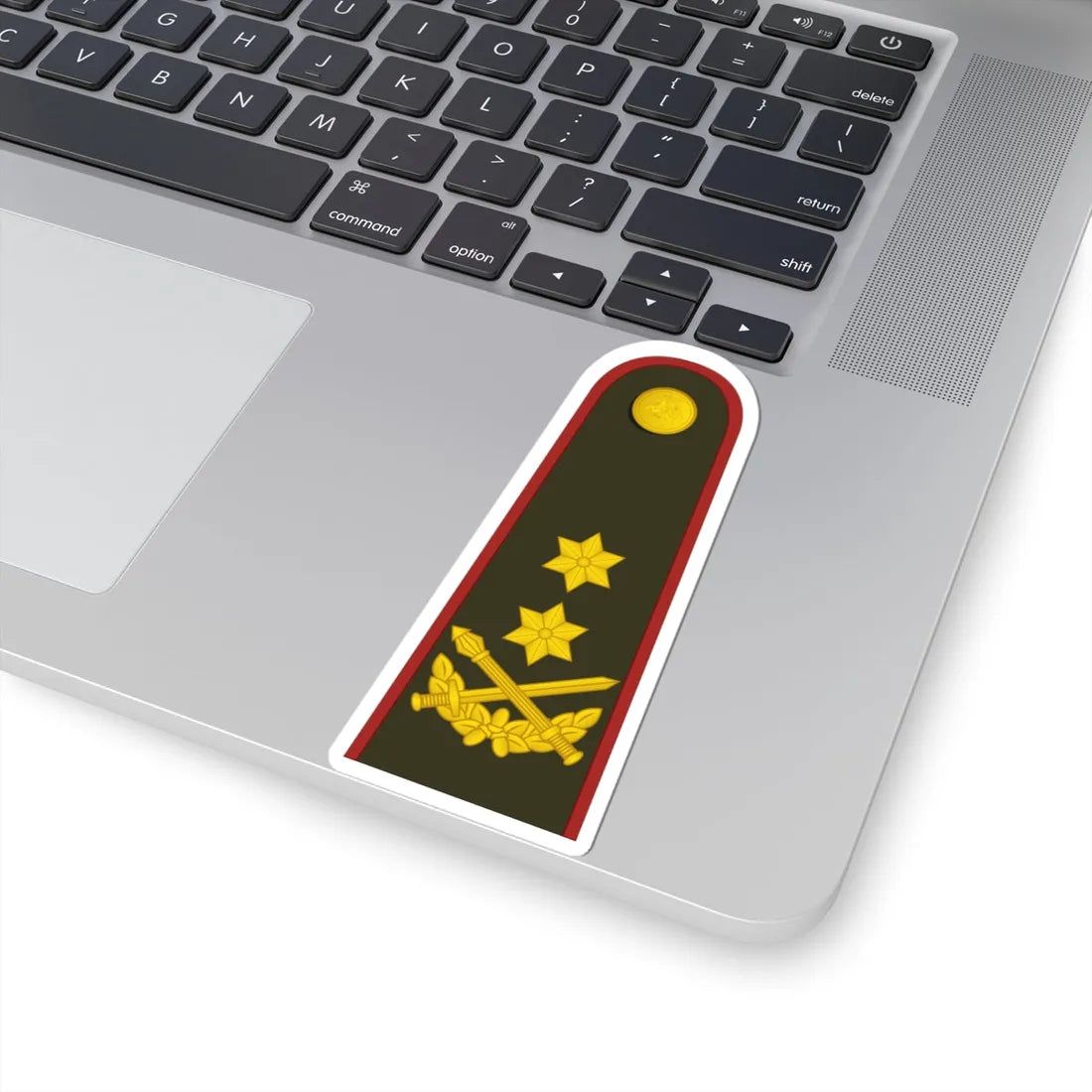 Lithuania Army OF 7 (Lithuania) (Military Rank) STICKER Vinyl Kiss-Cut Decal - The Sticker Space