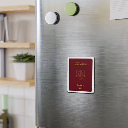 Lithuanian Passport - Die-Cut Magnet-The Sticker Space