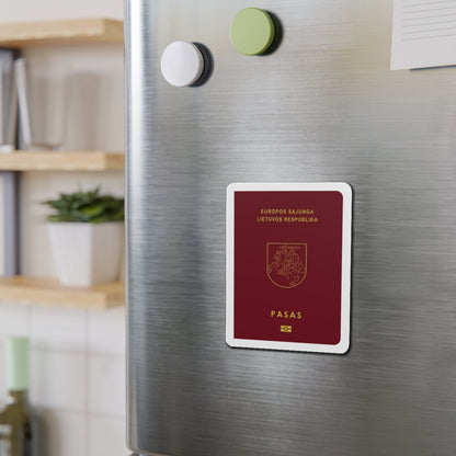 Lithuanian Passport - Die-Cut Magnet-The Sticker Space