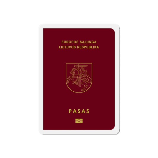 Lithuanian Passport - Die-Cut Magnet-6 × 6"-The Sticker Space