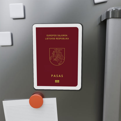 Lithuanian Passport - Die-Cut Magnet-The Sticker Space