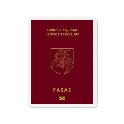 Lithuanian Passport - Refrigerator Magnet 2 Inch - The Sticker Space
