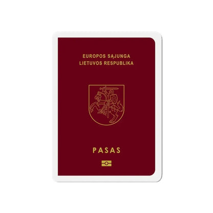 Lithuanian Passport - Refrigerator Magnet 5 Inch - The Sticker Space