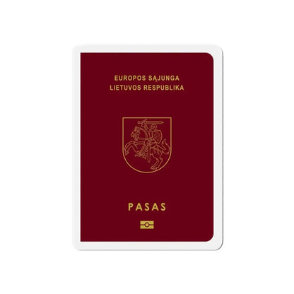 Lithuanian Passport - Refrigerator Magnet 6 Inch - The Sticker Space