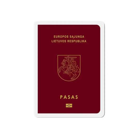 Lithuanian Passport - Refrigerator Magnet 6 Inch - The Sticker Space