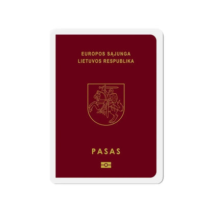 Lithuanian Passport - Refrigerator Magnet - The Sticker Space