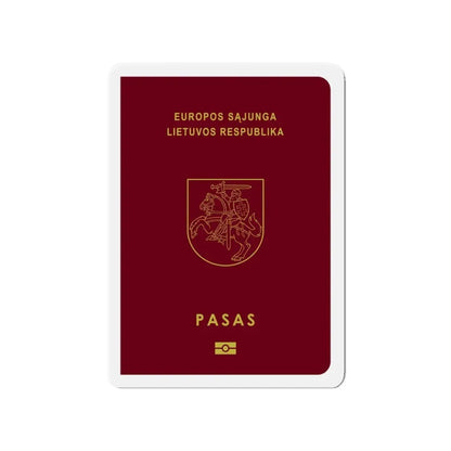 Lithuanian Passport - Refrigerator Magnet - The Sticker Space