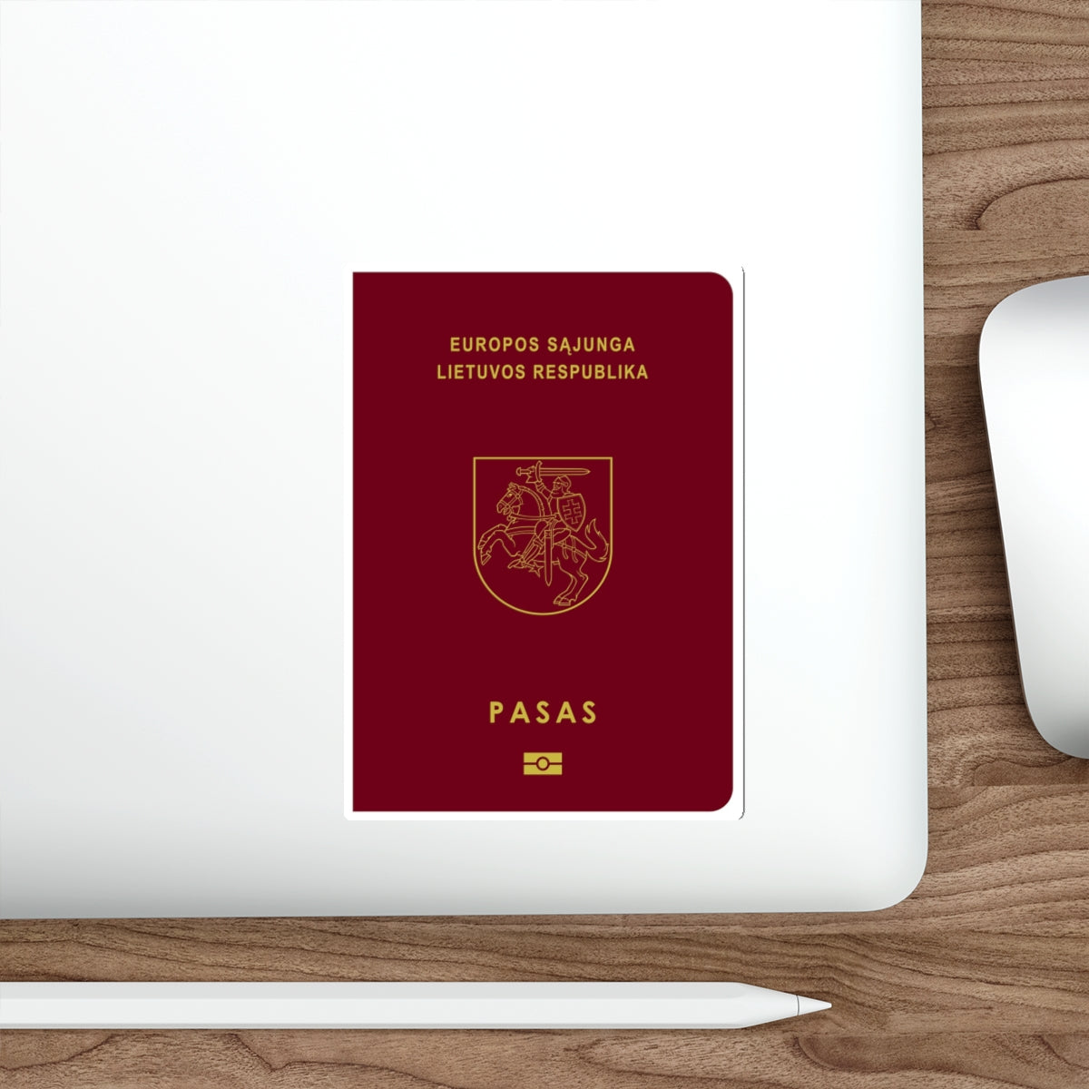 Lithuanian Passport STICKER Vinyl Die-Cut Decal-The Sticker Space