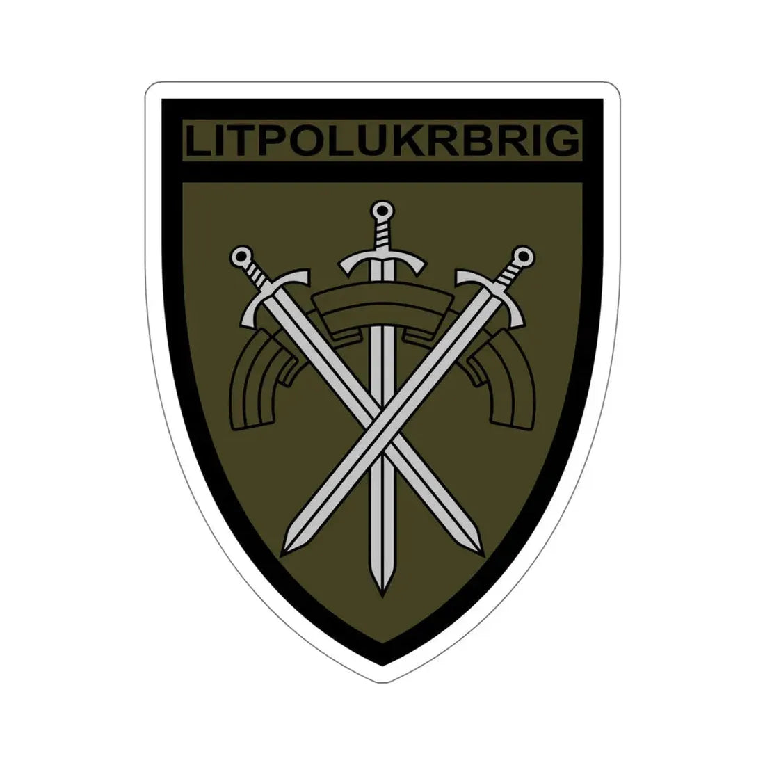 LITPOLUKRBRIG 3 (Ukraine) STICKER Vinyl Die-Cut Decal 6 Inch - The Sticker Space