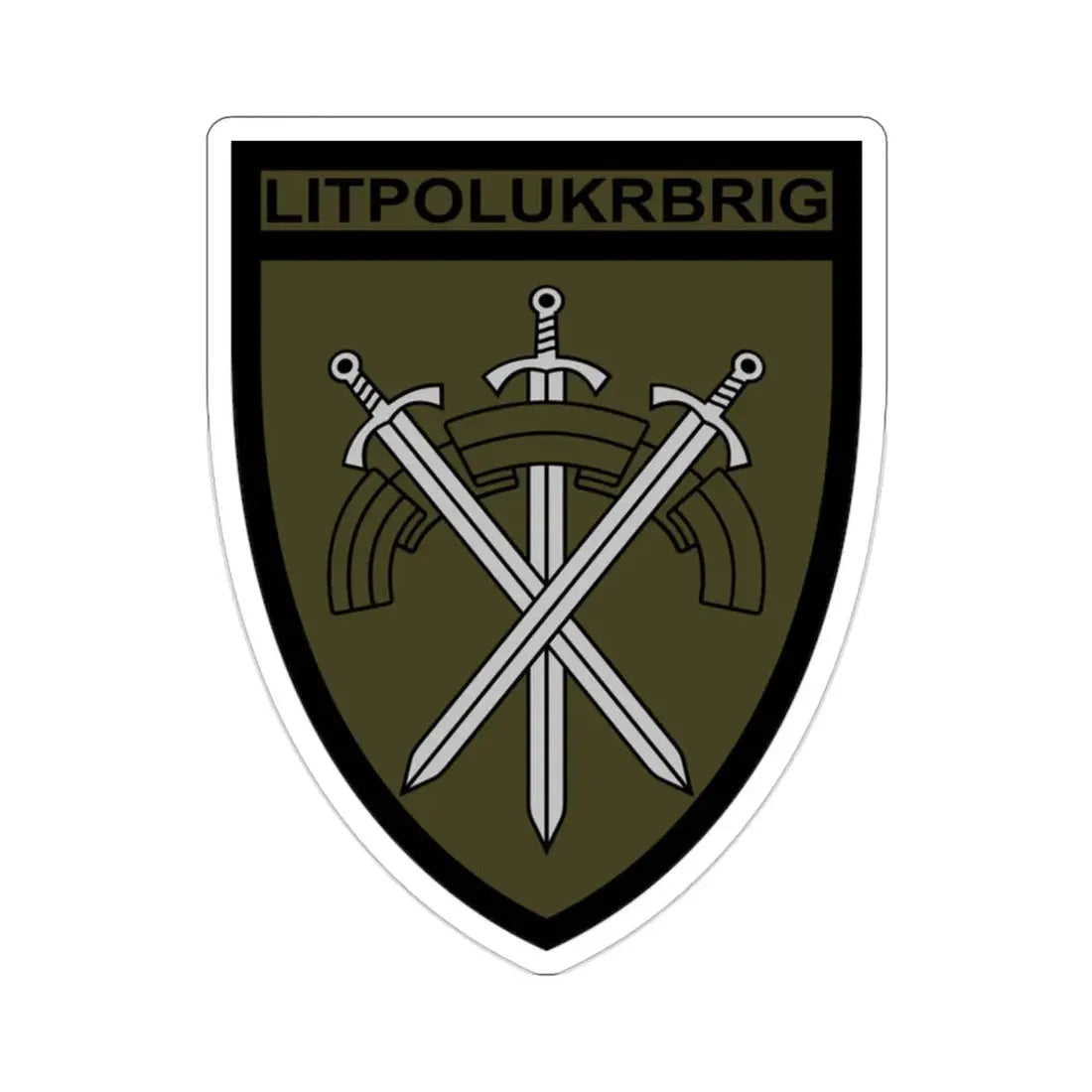 LITPOLUKRBRIG 3 (Ukraine) STICKER Vinyl Die-Cut Decal - The Sticker Space