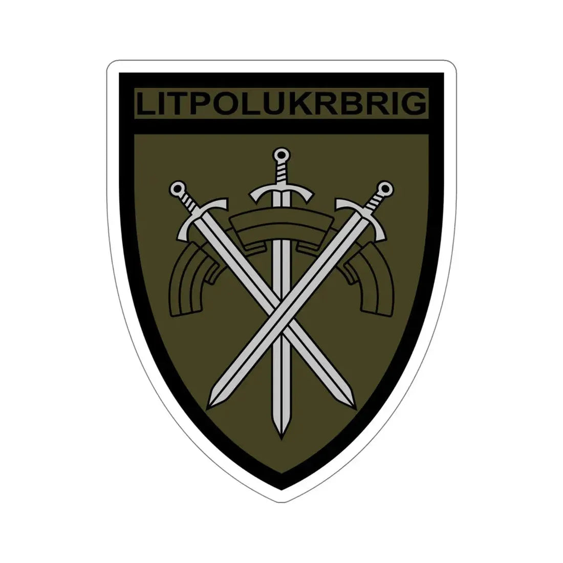 LITPOLUKRBRIG 3 (Ukraine) STICKER Vinyl Die-Cut Decal - The Sticker Space