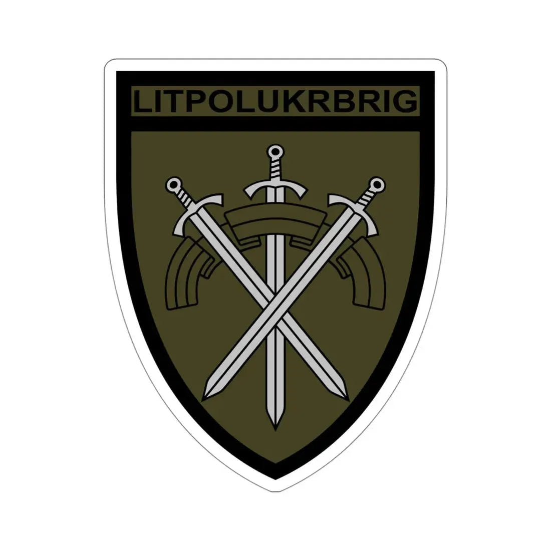 LITPOLUKRBRIG 3 (Ukraine) STICKER Vinyl Die-Cut Decal - The Sticker Space