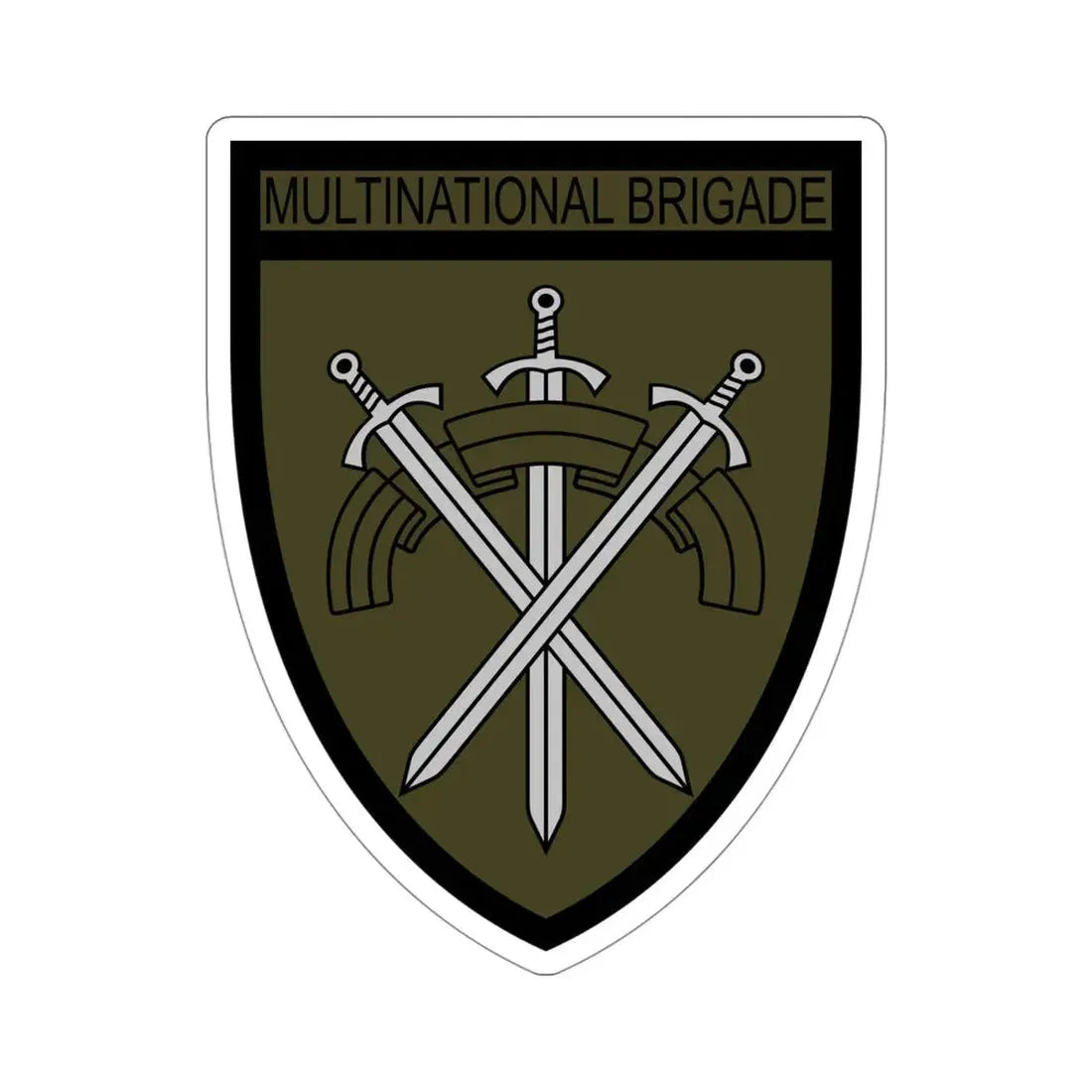 LITPOLUKRBRIG Multinational 2 (Ukraine) STICKER Vinyl Die-Cut Decal 4 Inch - The Sticker Space