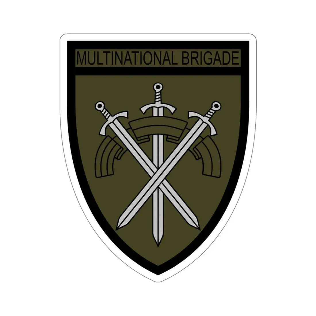 LITPOLUKRBRIG Multinational 2 (Ukraine) STICKER Vinyl Die-Cut Decal 5 Inch - The Sticker Space