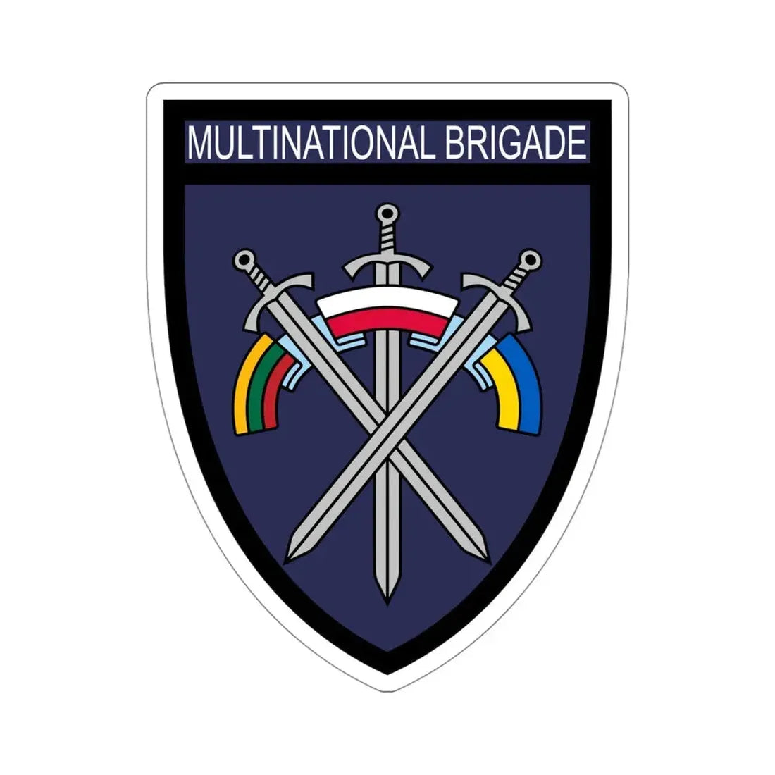 LITPOLUKRBRIG Multinational (Ukraine) STICKER Vinyl Die-Cut Decal 4 Inch - The Sticker Space