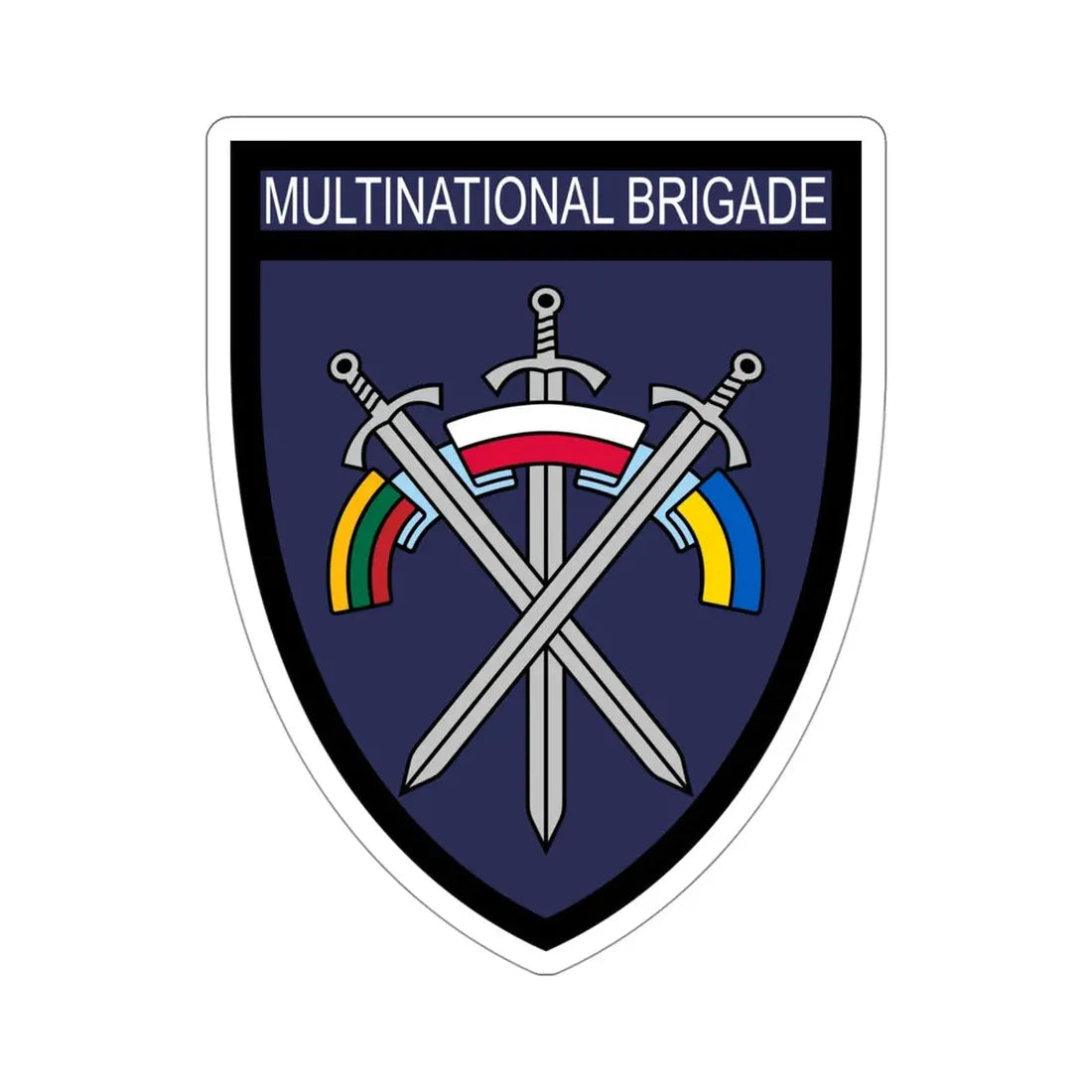 LITPOLUKRBRIG Multinational (Ukraine) STICKER Vinyl Die-Cut Decal - The Sticker Space