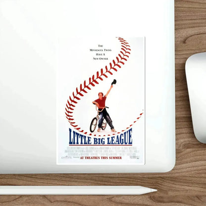 Little Big League 1994 Movie Poster STICKER Vinyl Die-Cut Decal - The Sticker Space