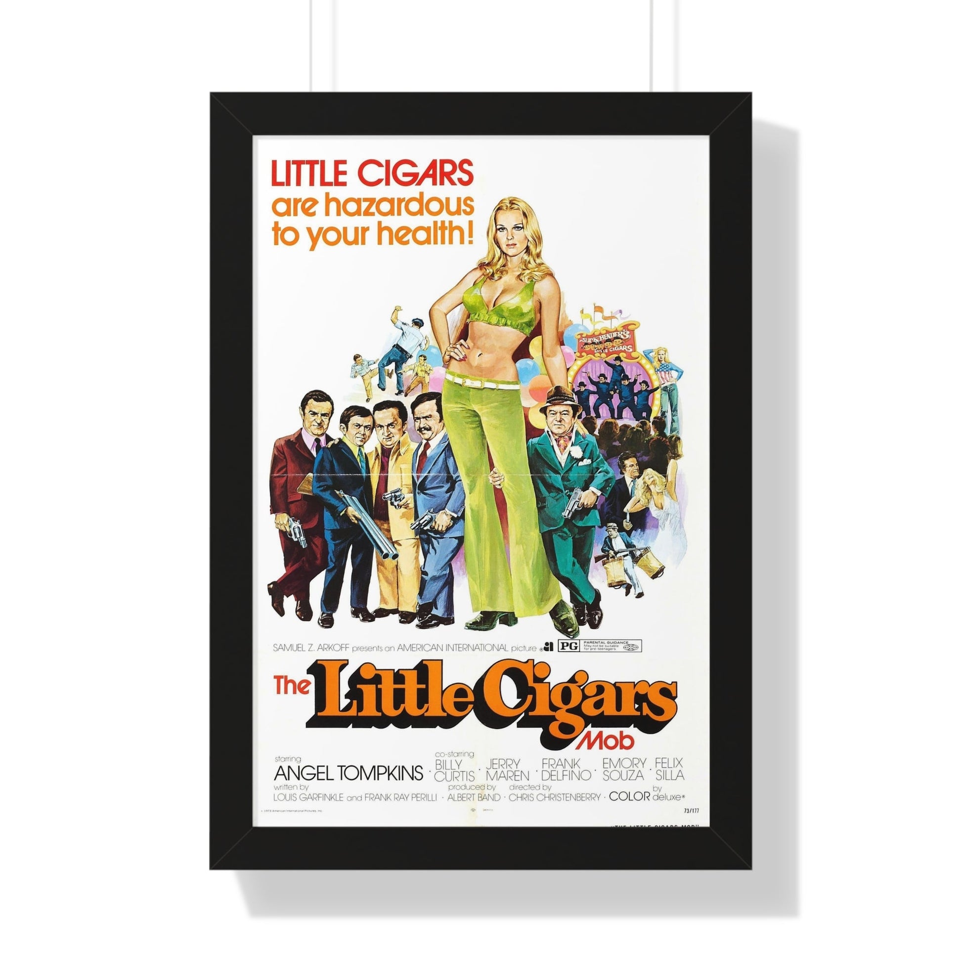 LITTLE CIGARS 1973 - Framed Movie Poster-16″ x 24″-The Sticker Space