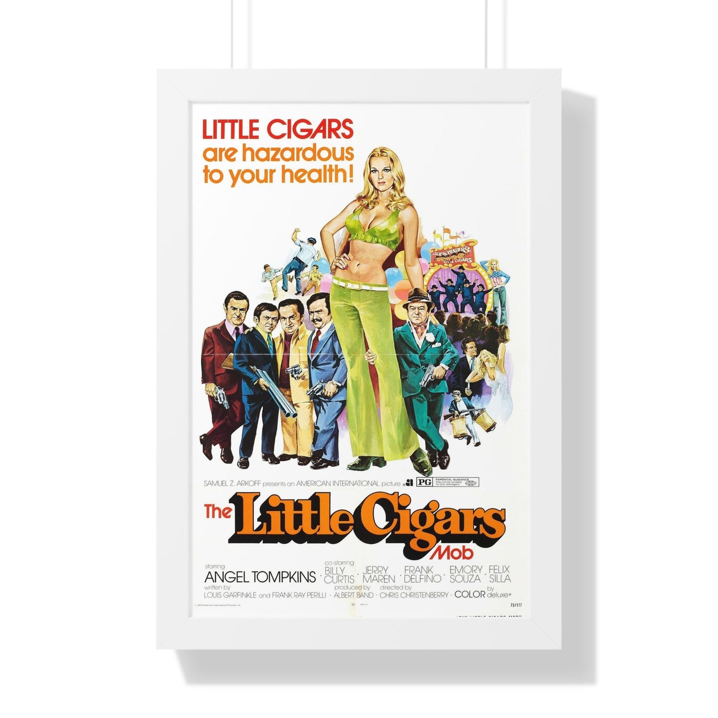 LITTLE CIGARS 1973 - Framed Movie Poster-16″ x 24″-The Sticker Space