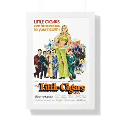 LITTLE CIGARS 1973 - Framed Movie Poster 16″ x 24″ White - The Sticker Space