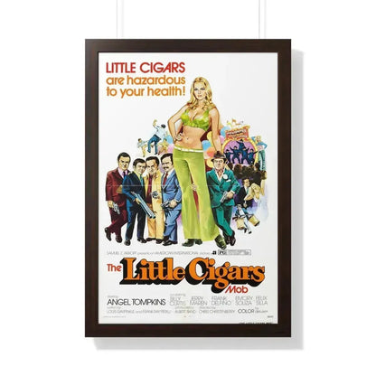 LITTLE CIGARS 1973 - Framed Movie Poster 20" x 30" Walnut - The Sticker Space