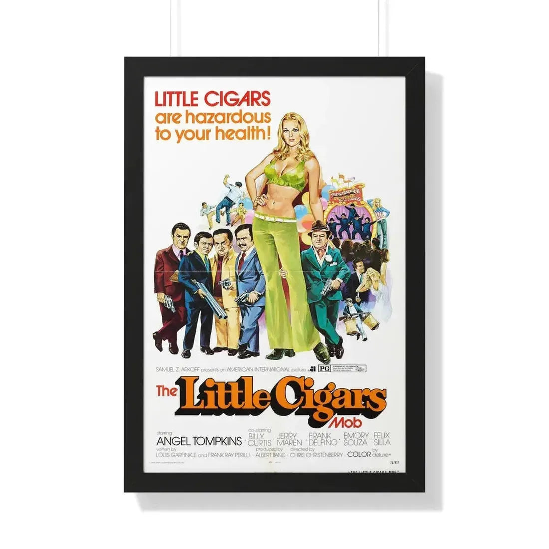 LITTLE CIGARS 1973 - Framed Movie Poster - The Sticker Space