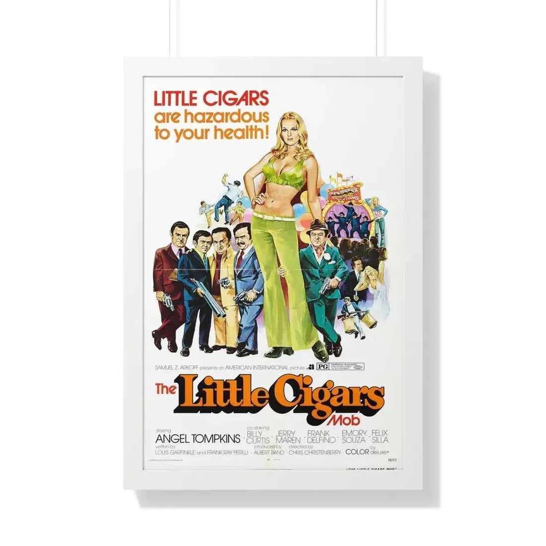 LITTLE CIGARS 1973 - Framed Movie Poster - The Sticker Space