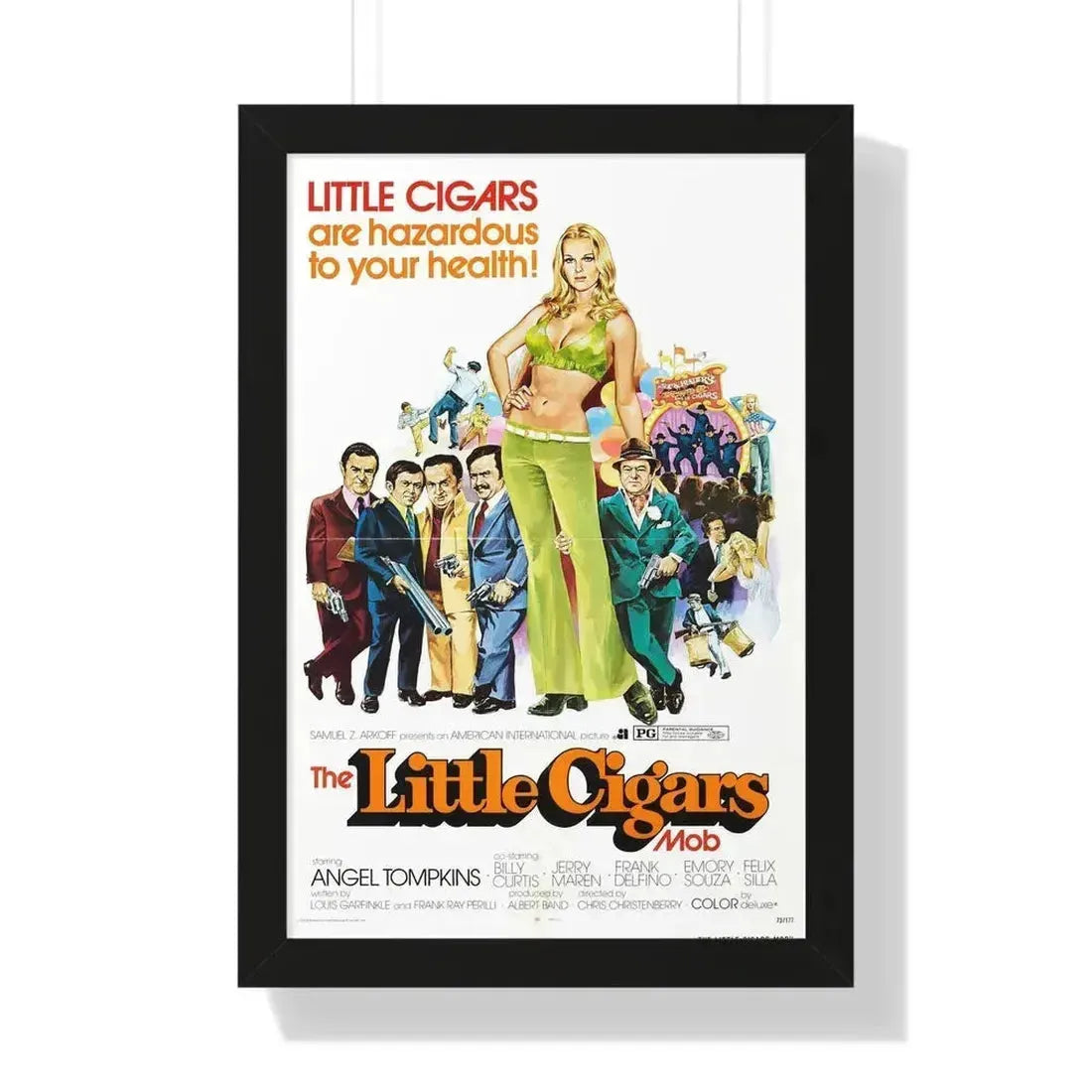 LITTLE CIGARS 1973 - Framed Movie Poster - The Sticker Space
