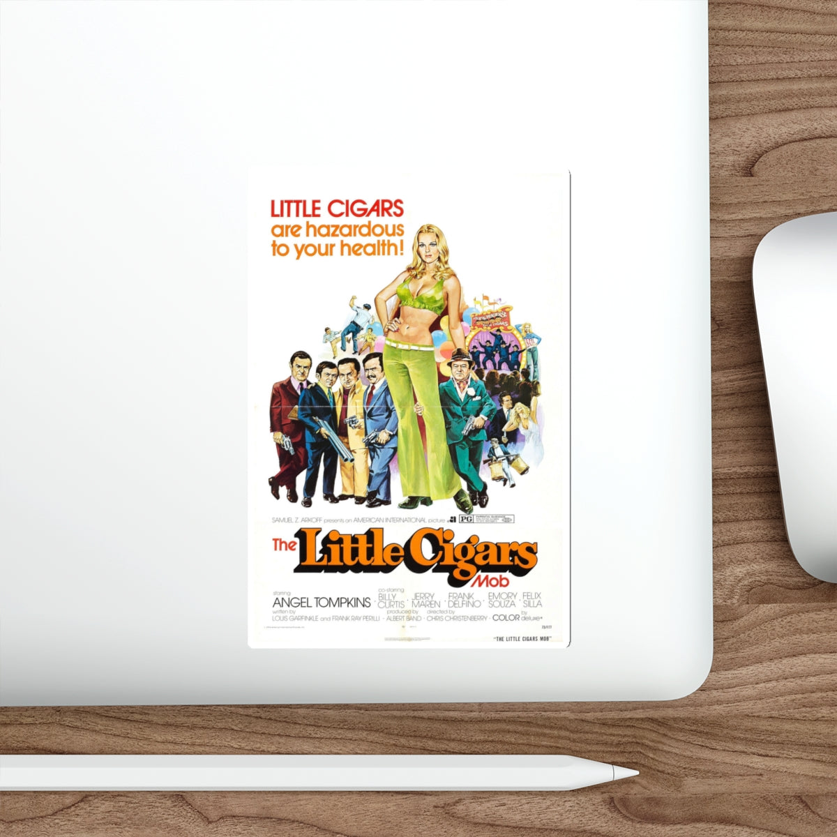 LITTLE CIGARS 1973 Movie Poster STICKER Vinyl Die-Cut Decal-The Sticker Space