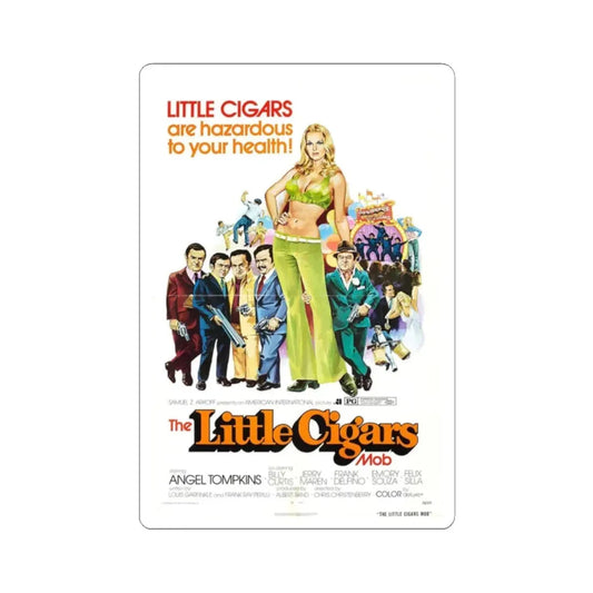 LITTLE CIGARS 1973 Movie Poster - STICKER Vinyl Kiss-Cut Decal 2 Inch White - The Sticker Space