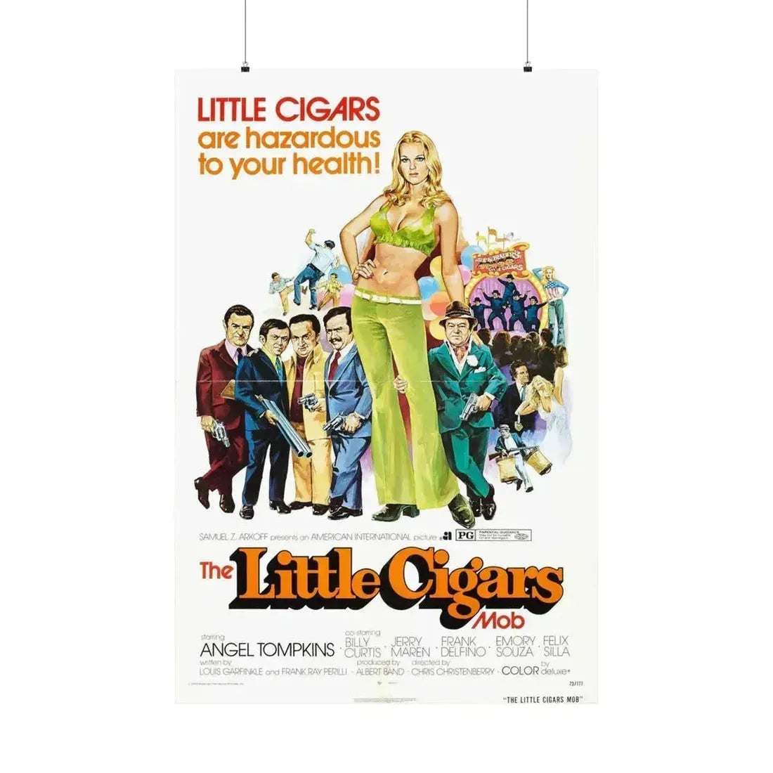 LITTLE CIGARS 1973 - Paper Movie Poster 36" x 54" Matte - The Sticker Space