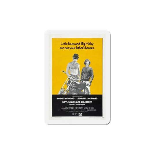 Little Fauss and Big Halsy 1970 Movie Poster Refrigerator Magnet 3 Inch - The Sticker Space