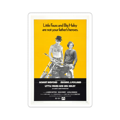 Little Fauss and Big Halsy 1970 Movie Poster STICKER Vinyl Die-Cut Decal-3 Inch-The Sticker Space