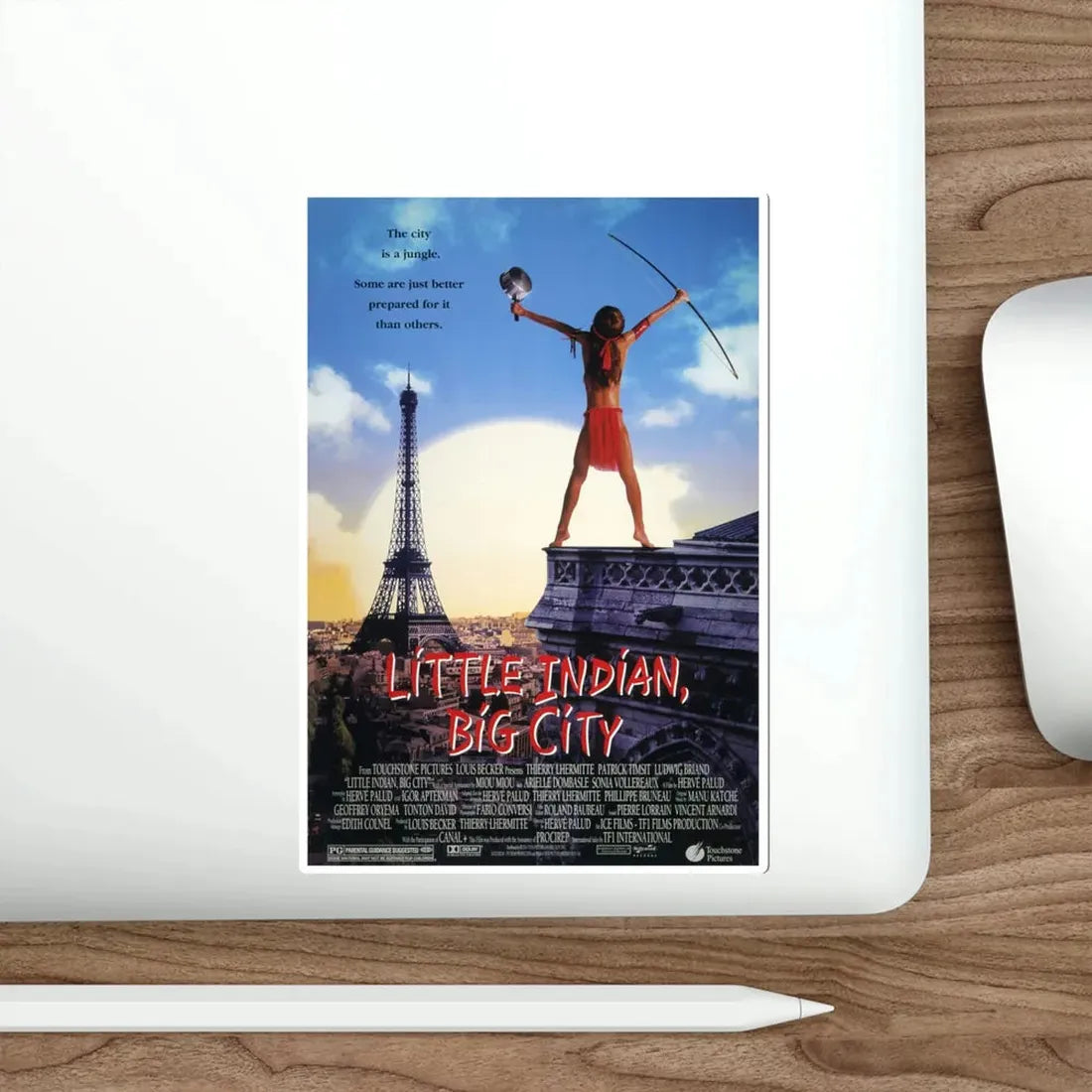 Little Indian Big City 1996 Movie Poster STICKER Vinyl Die-Cut Decal - The Sticker Space