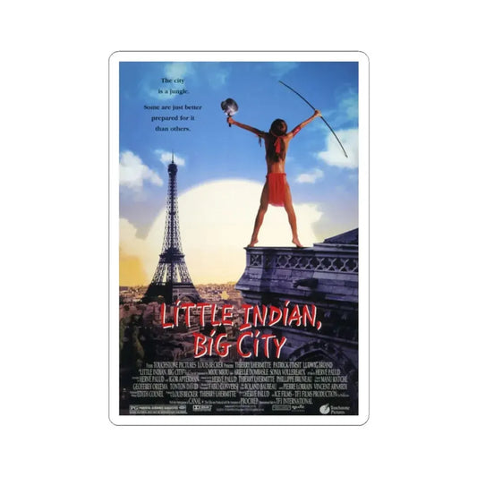 Little Indian Big City 1996 Movie Poster - STICKER Vinyl Kiss-Cut Decal 2 Inch White - The Sticker Space