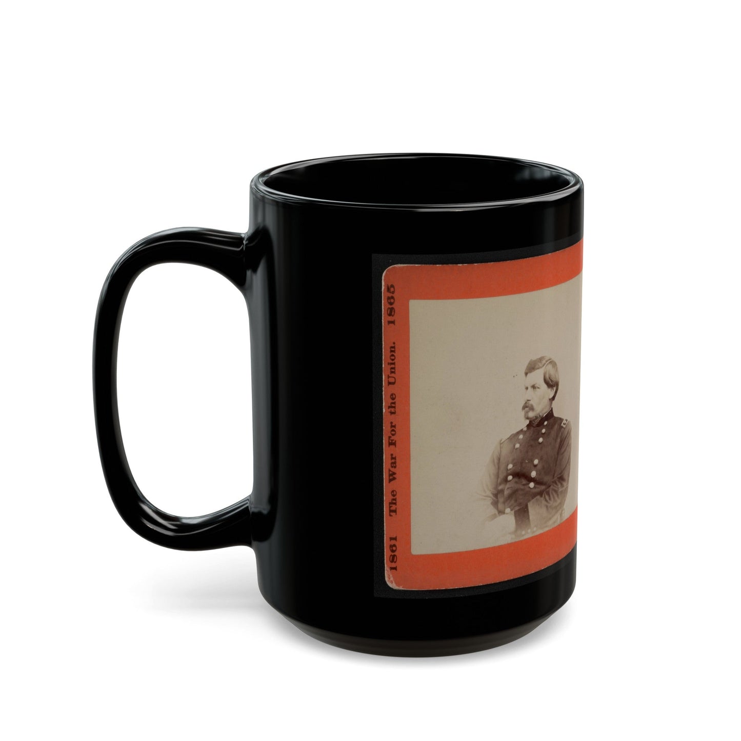 Little Mac 001 (U.S. Civil War) Black Coffee Mug-The Sticker Space