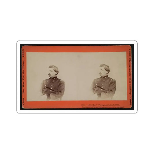 Little Mac  001 (U.S. Civil War) STICKER Vinyl Kiss-Cut Decal 2 Inch White - The Sticker Space